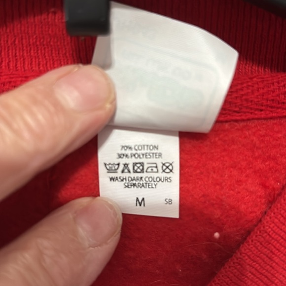 “All We Do”: Red and White Varsity Jacket size medium - Picture 8 of 8